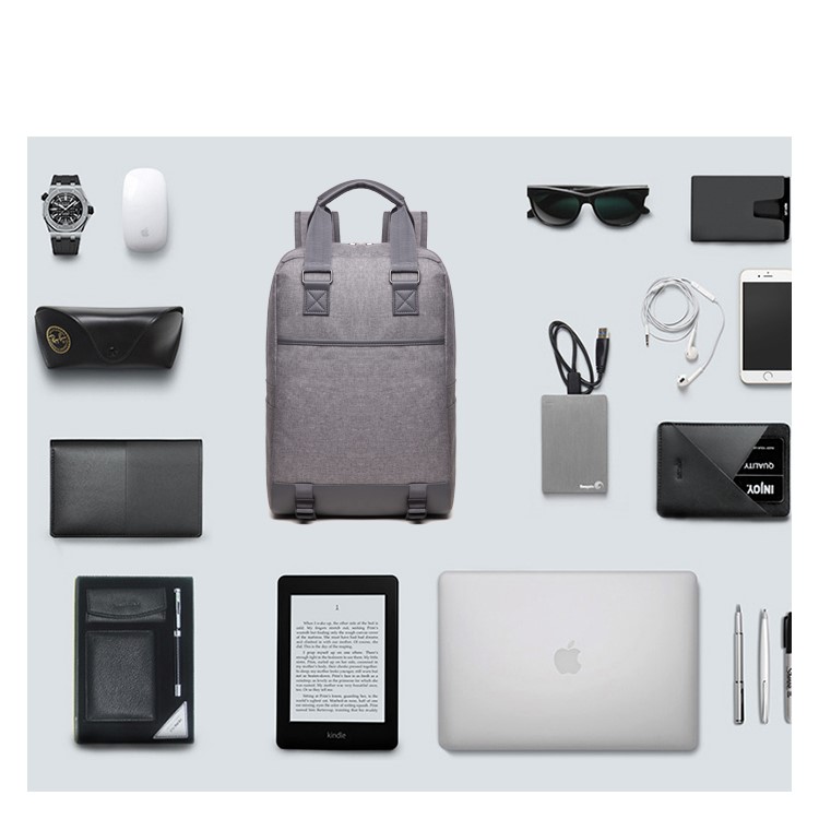 EXTEAM EX8075 Travel Backpack Notebook Shoulder Bag - Grey-8