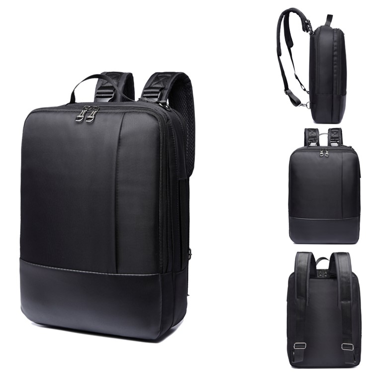 EXTEAM Notebook Backpack Single and Double Shoulder Bag for Men (EX8126) - Black-1