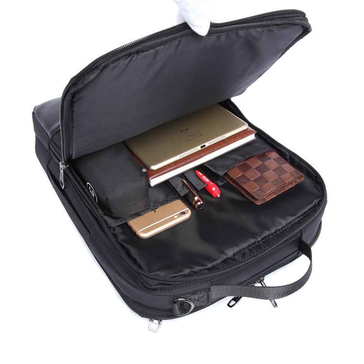 EXTEAM Notebook Backpack Single and Double Shoulder Bag for Men (EX8126) - Black-14