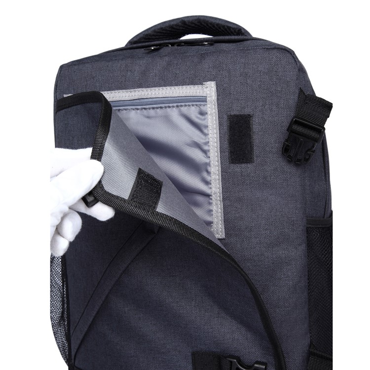 EXTEAM EX8132 Travel Laptop Backpack Notebook Shoulder Bag - Grey-11