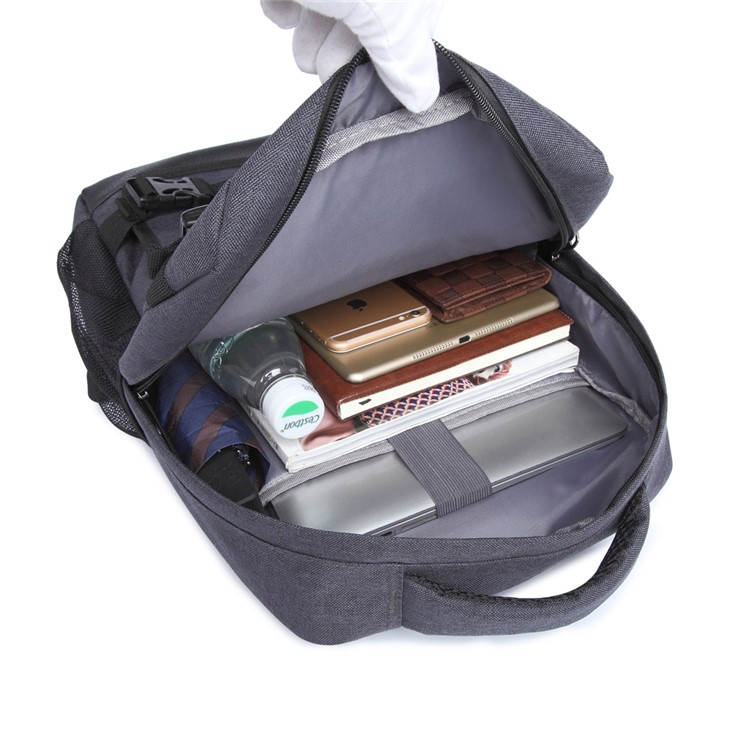 EXTEAM EX8132 Travel Laptop Backpack Notebook Shoulder Bag - Grey-18