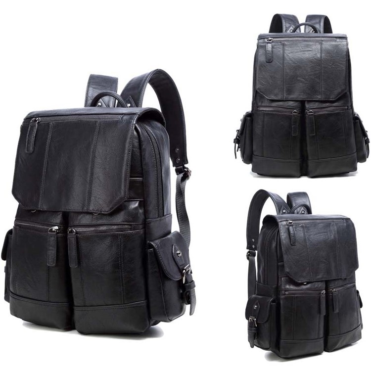 EXTEAM EX8260 Laptop Backpack Travel Shoulder School Bag - Black-1