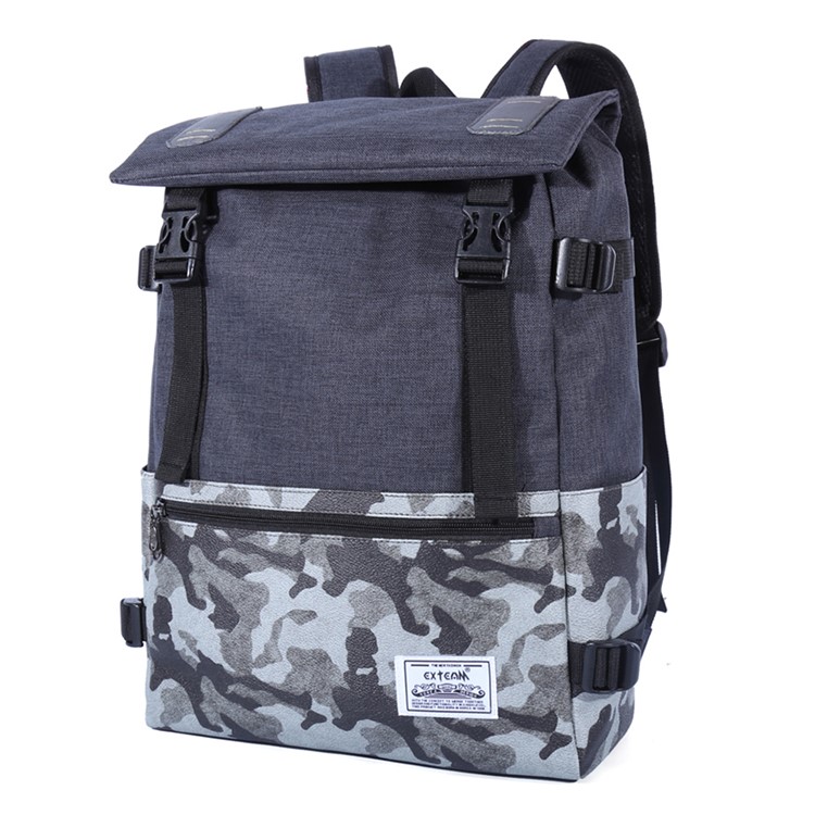 EXTEAM EX8655 Camouflage Pattern Men Backpack Student School Bag Laptop Bag-2