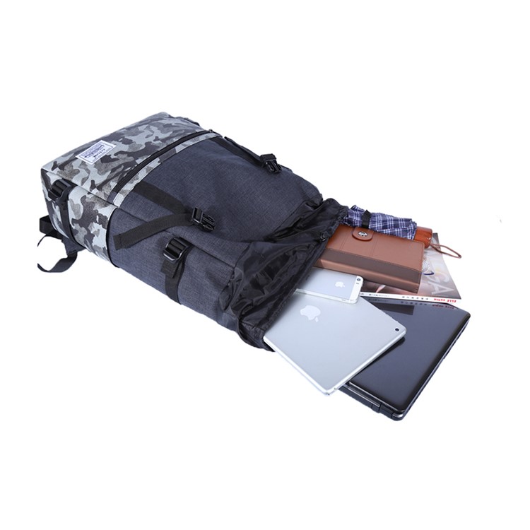 EXTEAM EX8655 Camouflage Pattern Men Backpack Student School Bag Laptop Bag-23