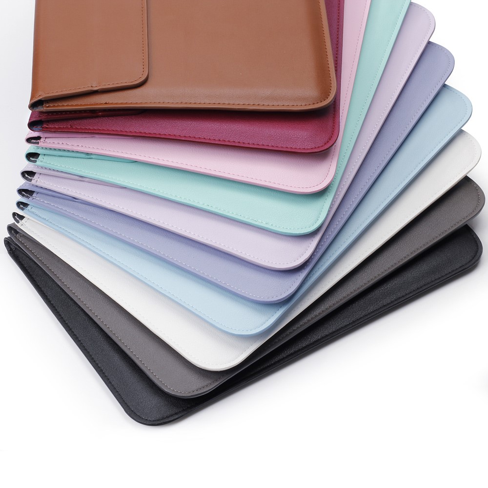 Envelope-Stil Ledertasche Für Apple Macbook 12-Zoll / Luft 11,6-Zoll - Schwarz-5
