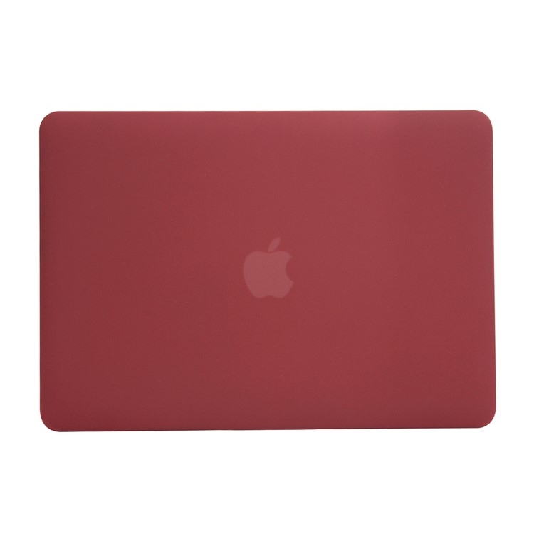 Two-piece Matte PC Protective Case for MacBook Pro 13 inch 2016 A1706/A1708 - Wine Red-3