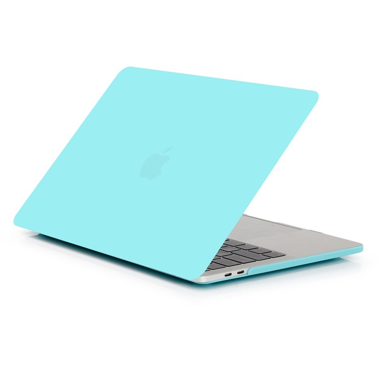 Front and Back Hard PC Matte Protective Case for MacBook Pro 13 inch 2016 A1706/A1708 - Cyan-1