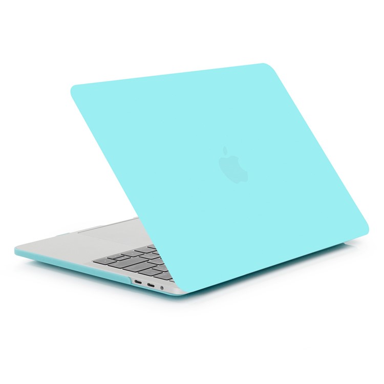 Front and Back Hard PC Matte Protective Case for MacBook Pro 13 inch 2016 A1706/A1708 - Cyan-2