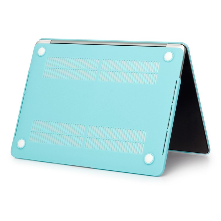 Front and Back Hard PC Matte Protective Case for MacBook Pro 13 inch 2016 A1706/A1708 - Cyan-5