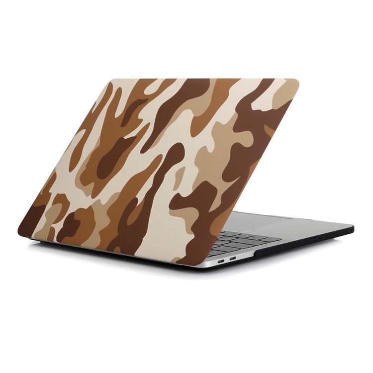 Patterned Hard Protective Case for MacBook Pro 13 inch 2016 A1706/A1708 - Camouflage Pattern / Brown-1