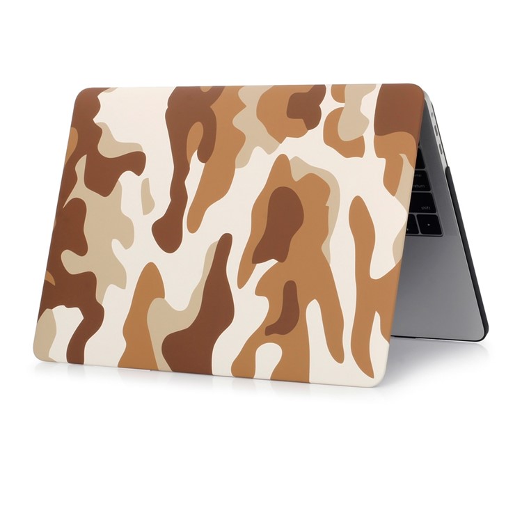 Patterned Hard Protective Case for MacBook Pro 13 inch 2016 A1706/A1708 - Camouflage Pattern / Brown-4