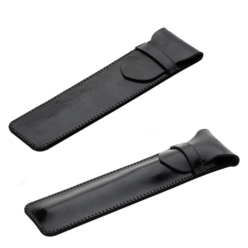SOYAN Apple Pencil Holder Case PU Leather Sleeve Pouch Cover - Crazy Horse Texture / Black-2