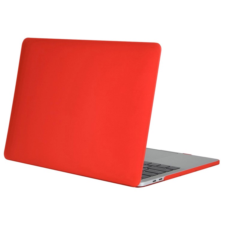 HAT PRINCE Matte PC Cover + US Version TPU Keyboard Film for Macbook Pro 13-inch 2016 with Touch Bar (A1706) - Red-2