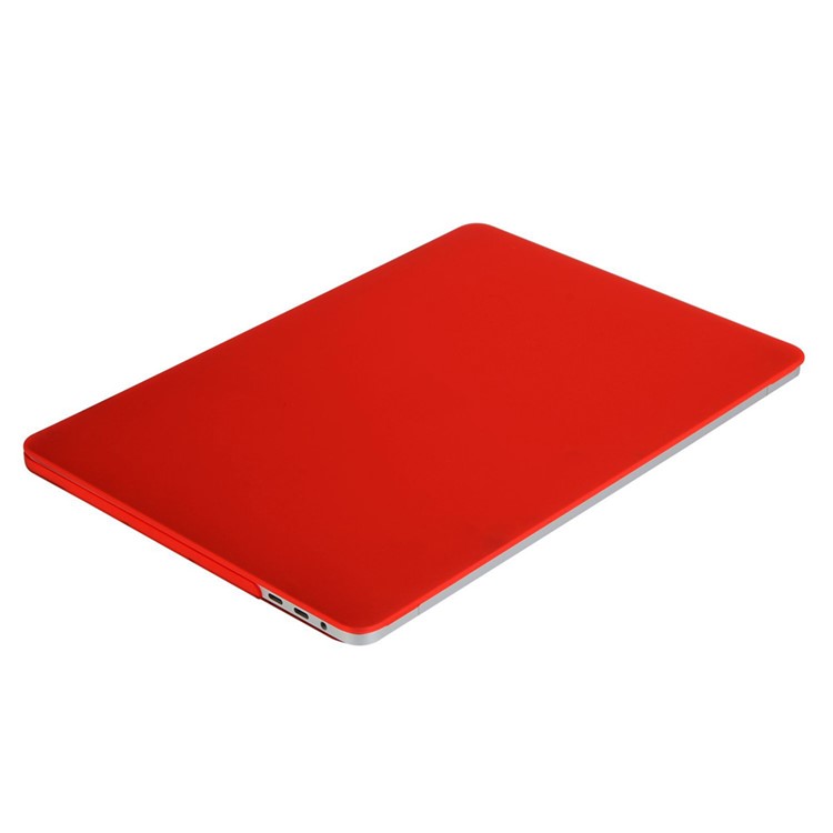 HAT PRINCE Matte PC Cover + US Version TPU Keyboard Film for Macbook Pro 13-inch 2016 with Touch Bar (A1706) - Red-5