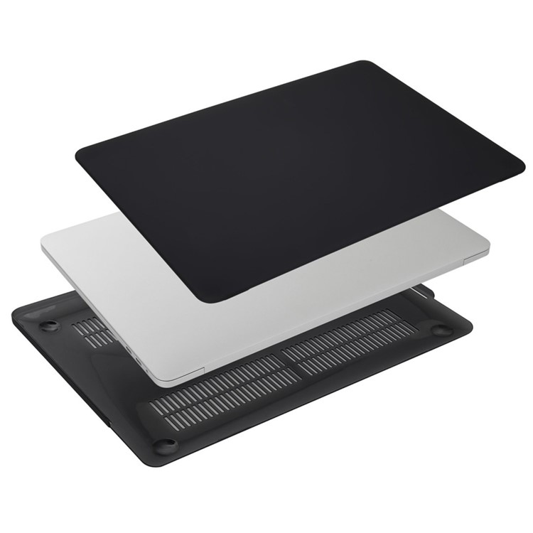 HAT PRINCE Matte Hardcover + US-Version TPU-Tastaturfolie Für MacBook Pro 15.4-Zoll 2016 Mit Touch-Bar (a1707) - Schwarz-4