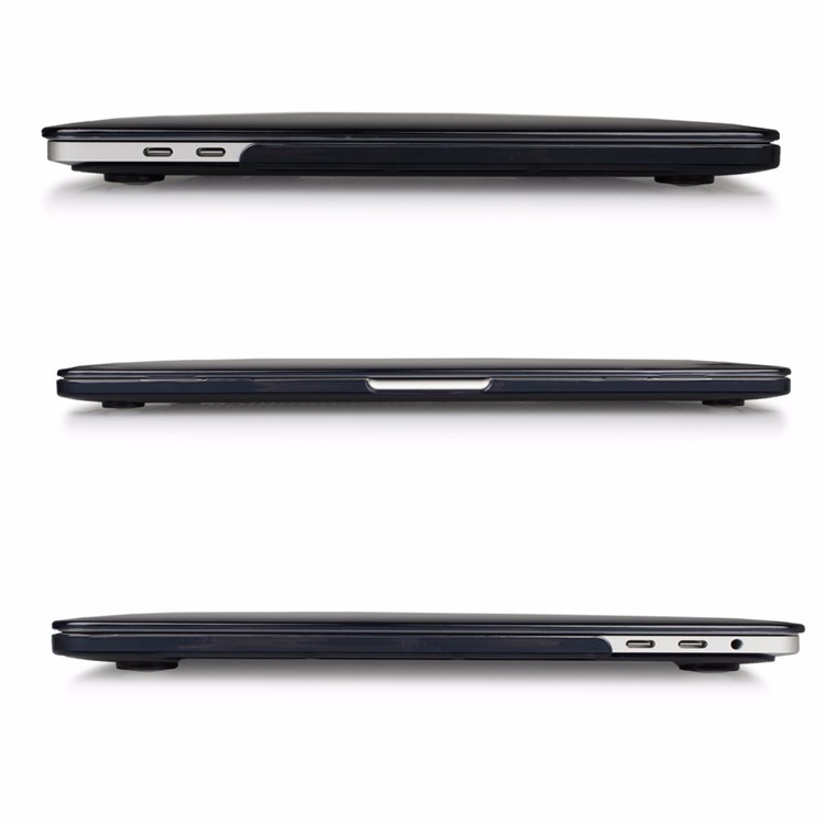 HAT PRINCE Crystal Clear PC Case + US Version Keyboard Cover for 2016 MacBook Pro 13-inch without Touch Bar A1708 - Black-5