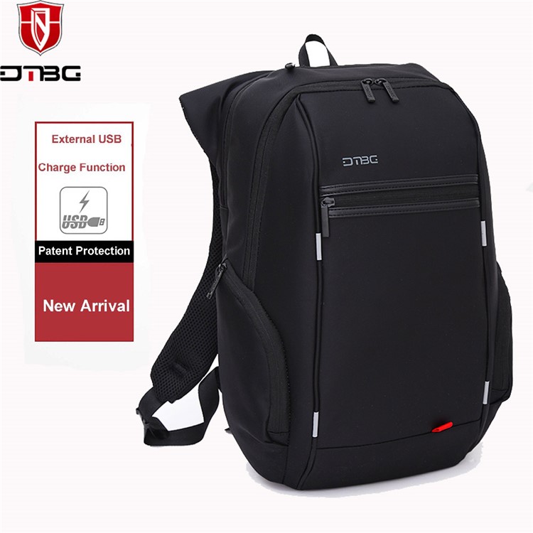 

DTBG 17.3-inch Business Laptop Backpack Nylon Water-Resistant Anti-theft Rucksack with USB Port