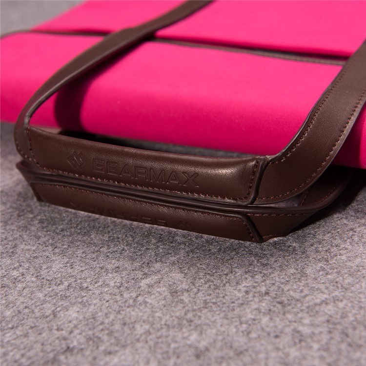GEARMAX Notebook Sleeve Case Handbag for Macbook Air/Pro 13.3 Inch - Rose-6