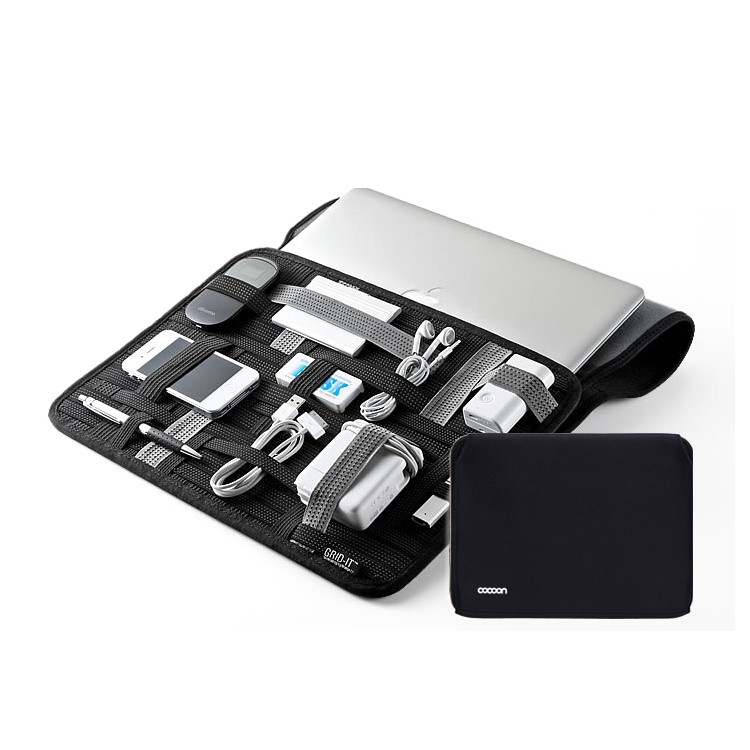 COCOON Grab-It Digital Gadget Organizer Laptop Storage Bag Case for 13-inch MacBook Air / Pro - Black-1