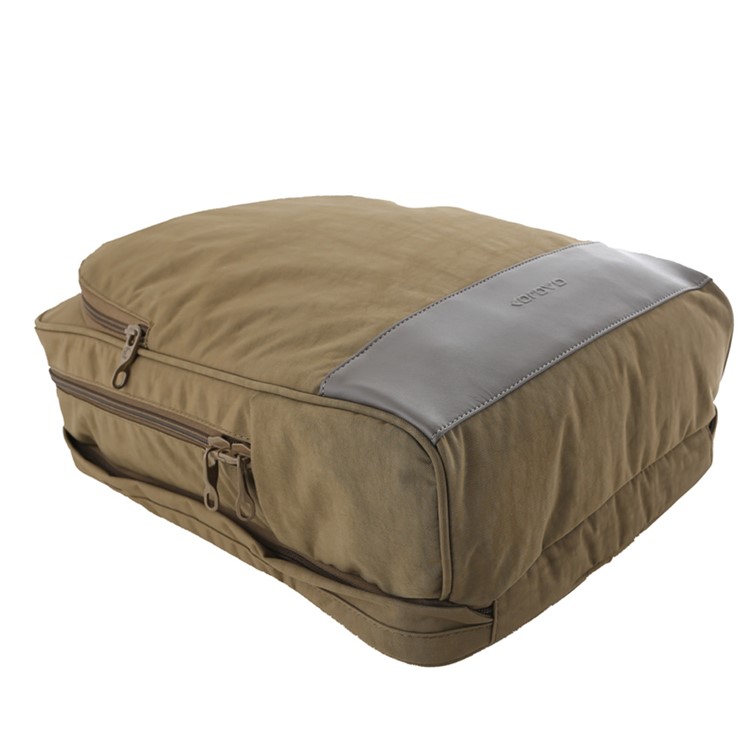KOROVO Anti-theft Safety Waterproof Nylon Backpack Built-in Anti-Cut Cloth for 15.6-inch Laptop Etc. (B0618) - Khaki-7