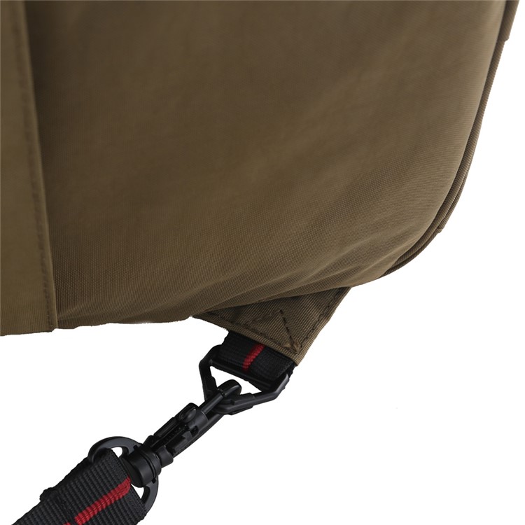 KOROVO Anti-theft Safety Waterproof Nylon Backpack Built-in Anti-Cut Cloth for 15.6-inch Laptop Etc. (B0618) - Khaki-8