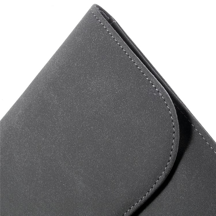 Soyan Magnetic Cierre de la Funda de Manga de Cuero Para MacBook Pro 13 Pulgadas 2016 Con Barra Táctil - Gris Oscuro-15