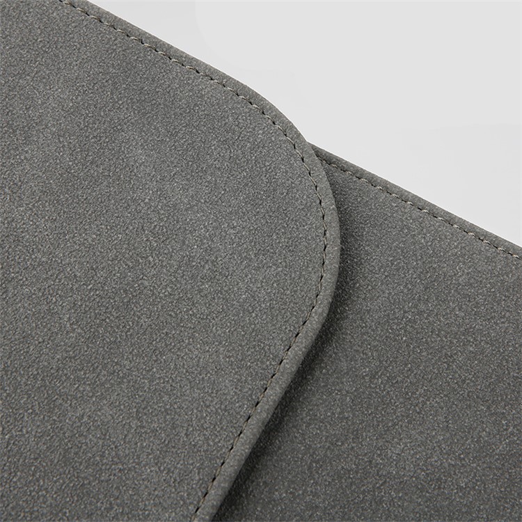 SOYAN Magnetic Closure Leather Sleeve Case Bag for MacBook Air 13.3 inch, MacBook Pro 13.3 inch - Dark Grey-8