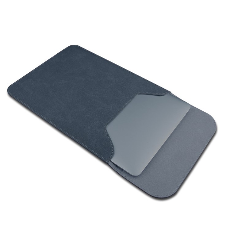 SOYAN Magnetic PU Leather Sleeve Pouch for MacBook Air 11-inch A1370/1465 - Dark Grey-1