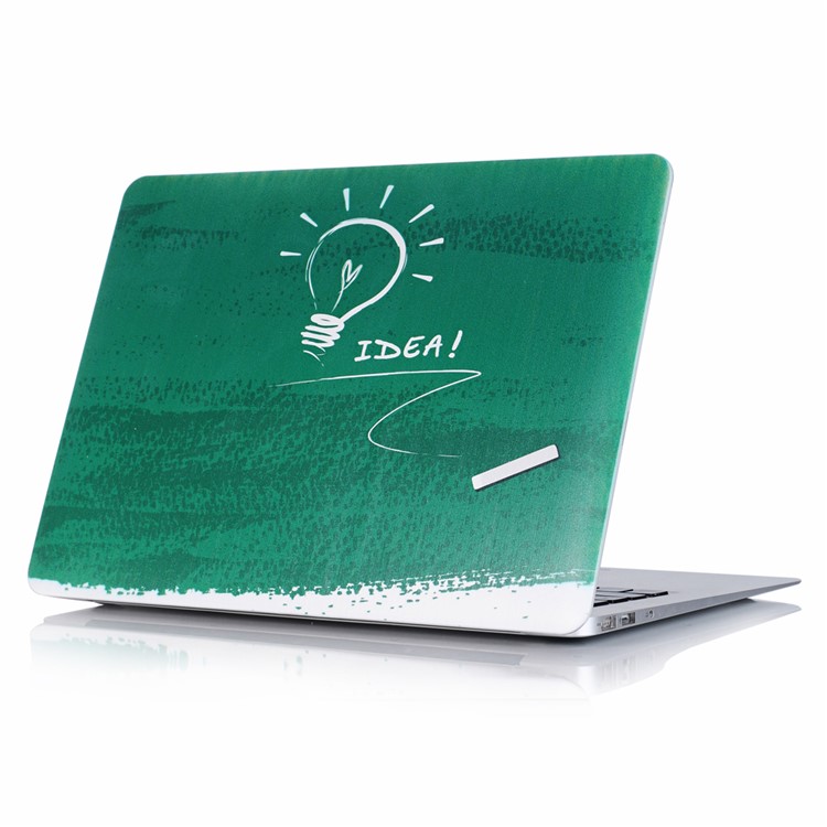 Fresh Pattern Solid Plastic Case for MacBook Air 13.3 inch - Bulb and Idea-1