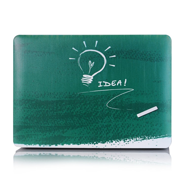 Fresh Pattern Solid Plastic Case for MacBook Air 13.3 inch - Bulb and Idea-2
