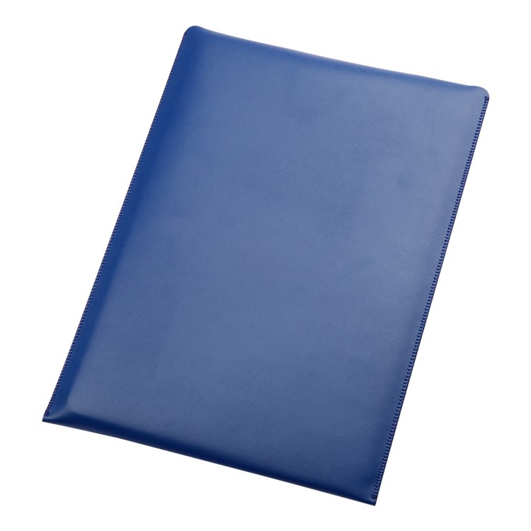 SOYAN 2-em-1 à prova de salpicos bolsa de couro caso e mouse pad para MacBook de 12 polegadas com Retina Display - azul-5