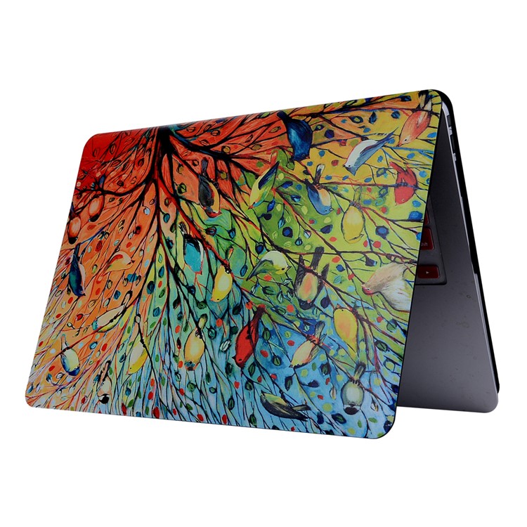 Pattern Printing PC Hard Case for MacBook Pro 15-inch (2016) - Tree and Birds-1