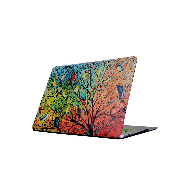 Pattern Printing PC Hard Case for MacBook Pro 15-inch (2016) - Tree and Birds-2