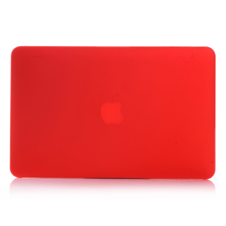 Matte Hard Plastic Cover for MacBook Pro 13-inch (2016) A1706 A1708 - Red-2