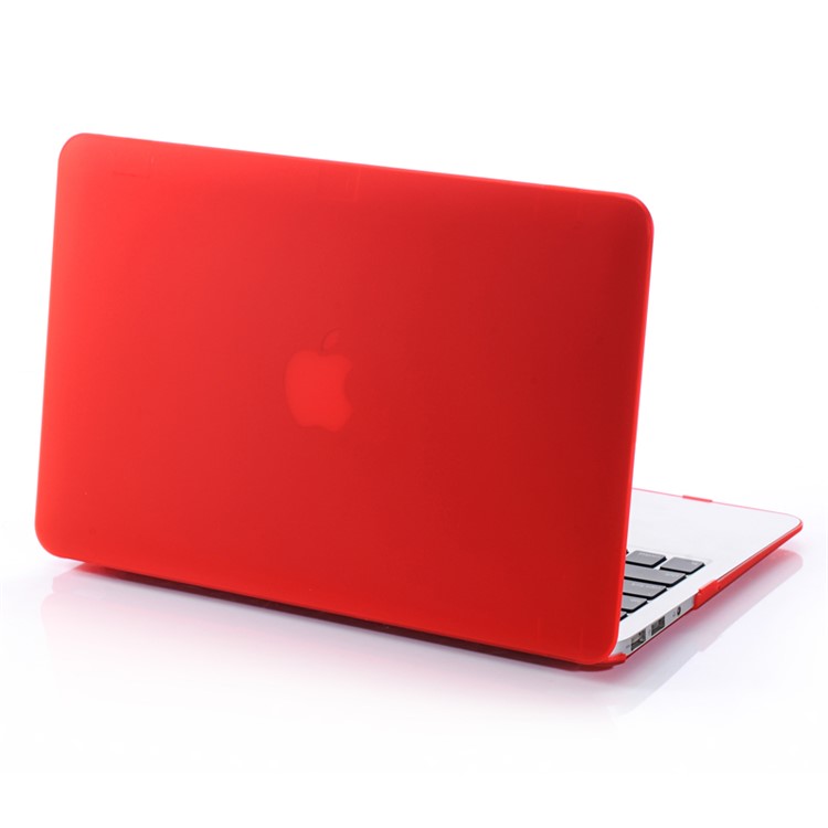 Matte Hard Plastic Cover for MacBook Pro 13-inch (2016) A1706 A1708 - Red-3