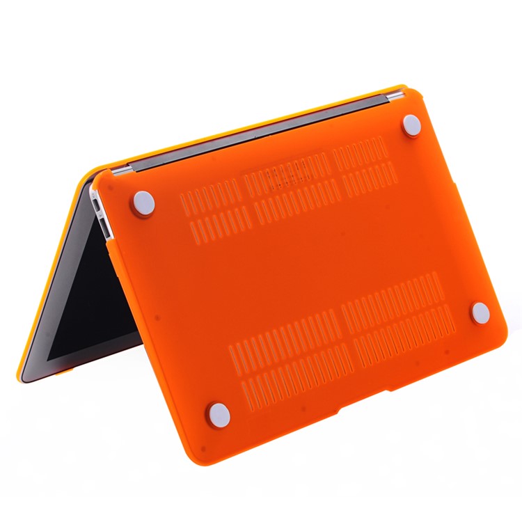 Matte Hard Shell Laptop Case for MacBook Pro 13-inch (2016) A1706 A1708 - Orange-4