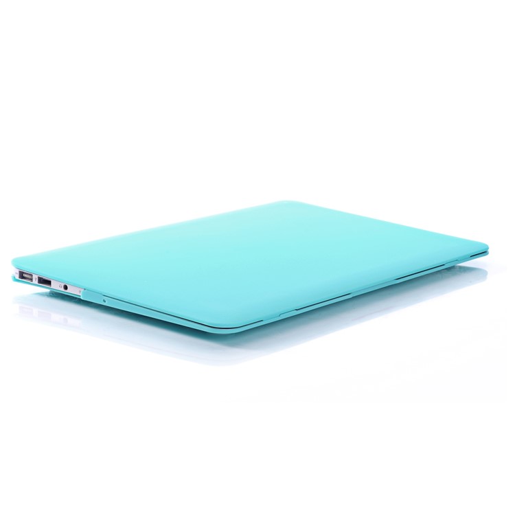 Laptop Cover Matte Plastic Shell for MacBook Pro 13-inch (2016) A1706 A1708 - Cyan-2
