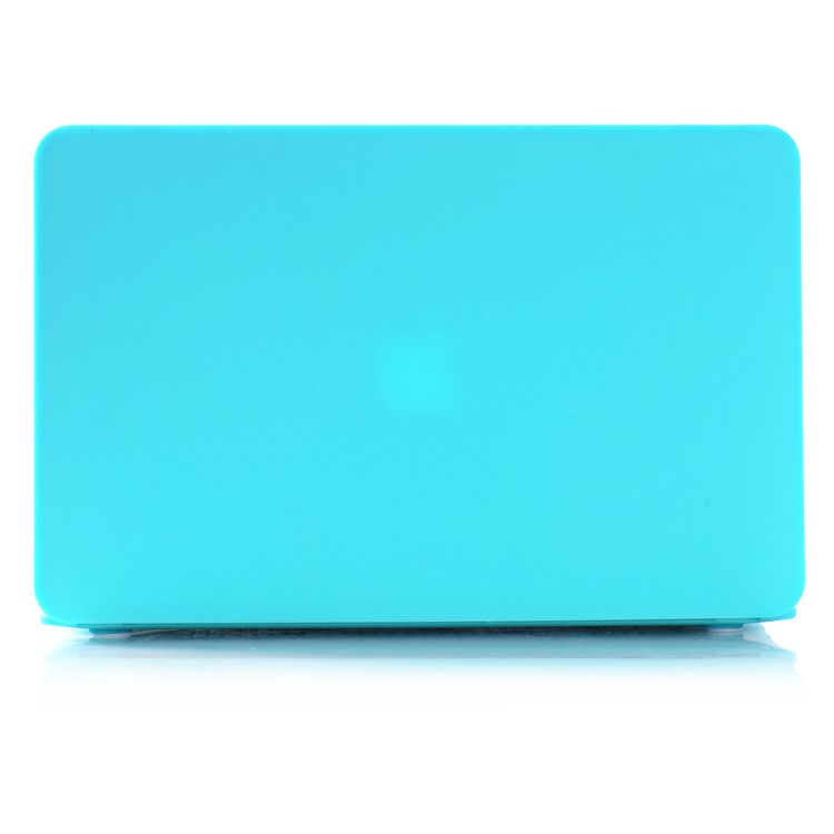 Laptop Cover Matte Plastic Shell for MacBook Pro 13-inch (2016) A1706 A1708 - Cyan-3