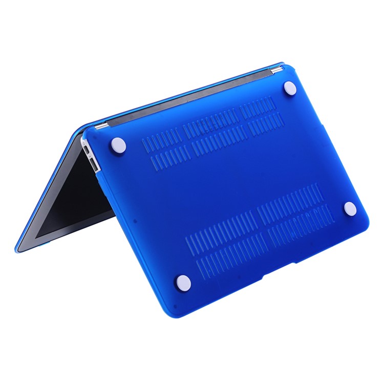 Hard Frosted Snap-on Case for MacBook Pro 15.4-inch with Retina Display A1398 - Dark Blue-4