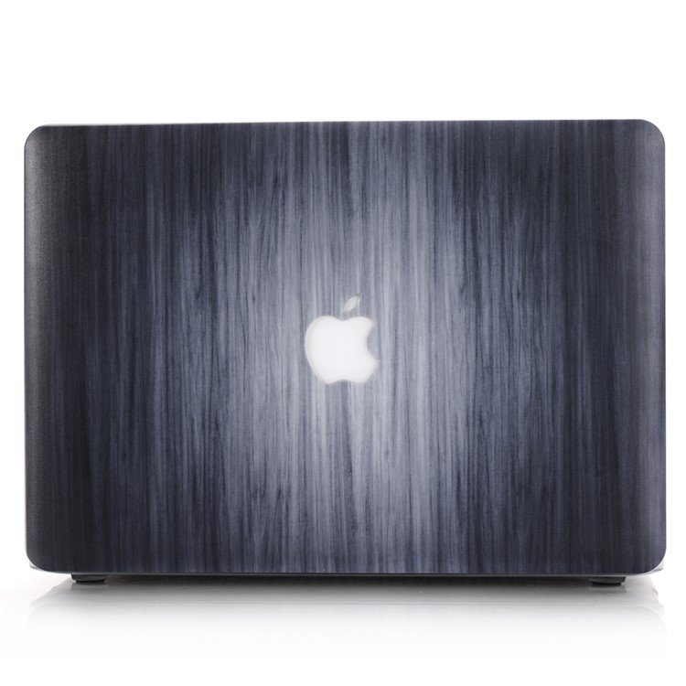 Wood Texture Hard Case for MacBook Pro 13.3-inch with Retina Display A1425 A1502 - Gradient Black-2