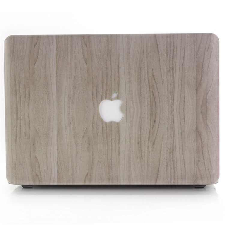 Wood Texture Snap-on Plastic Cover for MacBook Air 11.6-inch A1370 A1465 - Light Grey-2