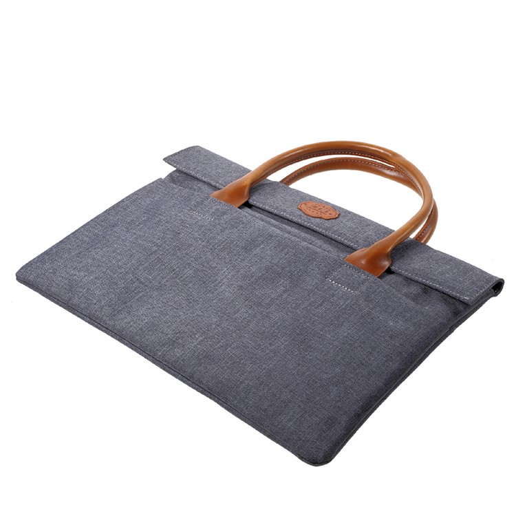 XO Multi Function Storage Package Pouch for Macbook Air/Pro 13.3 Inch etc, Size: 340 x 250mm - Grey-4