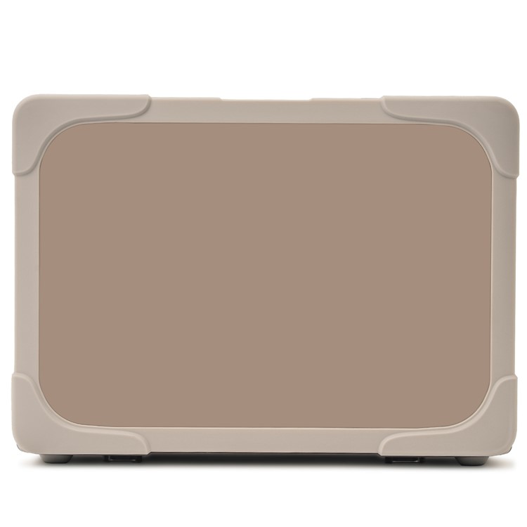 Two-pieces Plastic + TPU Combo Cover for MacBook 12-inch with Retina Display (2015) - Khaki-12