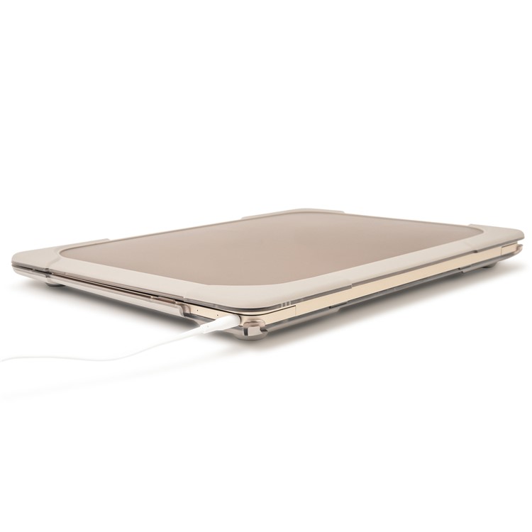 Two-pieces Plastic + TPU Combo Cover for MacBook 12-inch with Retina Display (2015) - Khaki-16