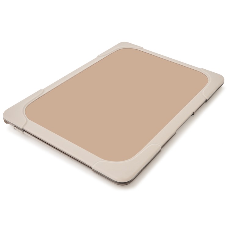 Two-pieces Plastic + TPU Combo Cover for MacBook 12-inch with Retina Display (2015) - Khaki-17