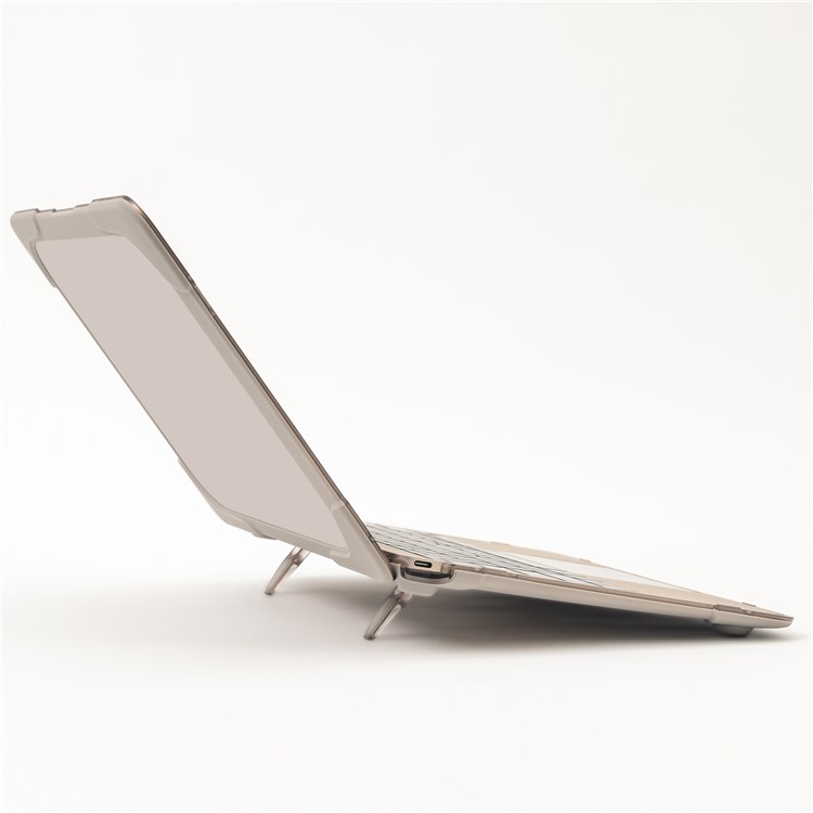 Two-pieces Plastic + TPU Combo Cover for MacBook 12-inch with Retina Display (2015) - Khaki-5