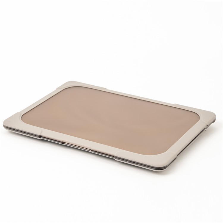 Two-pieces Plastic + TPU Combo Cover for MacBook 12-inch with Retina Display (2015) - Khaki-7