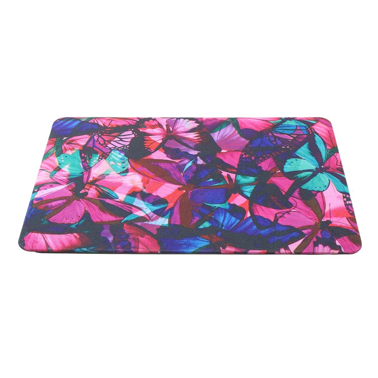 Full Protective Leather Coated Hard Case for MacBook Pro 13.3 inch with Retina Display - Colored Butterflies-3