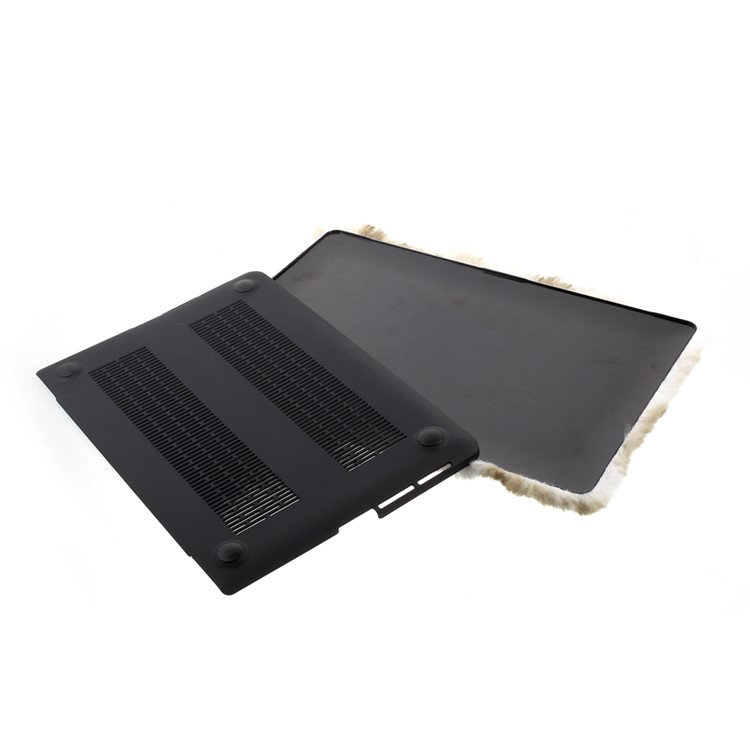 2-Piece Furry PC Full Protection Case for MacBook Pro 15-inch (2016) - Brown-6