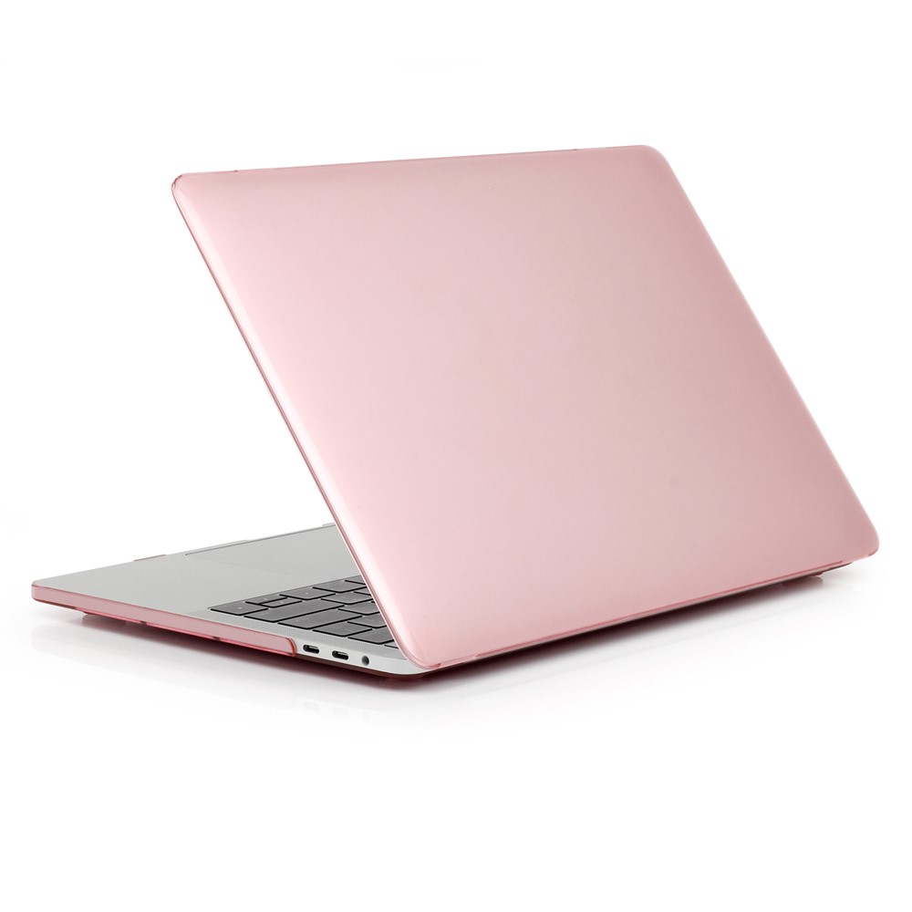 Crystal Clear Two-piece PC Protective Case for Macbook Pro 15.4-inch 2016 with Touch Bar (A1707) - Pink-3